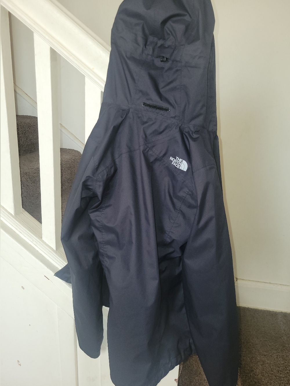 The Northface Waterproof Rain Coat Jacket Black Like New XS